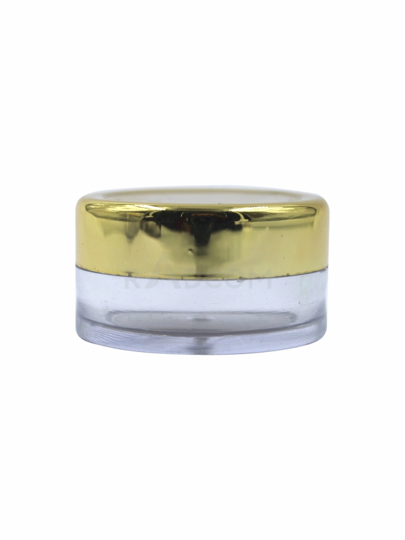 8GM San Cream Jar - With Gold Cap